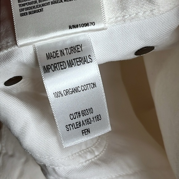 AGOLDE Fen conjure White High Rise Relaxed Taper Jeans - Picture 9 of 17